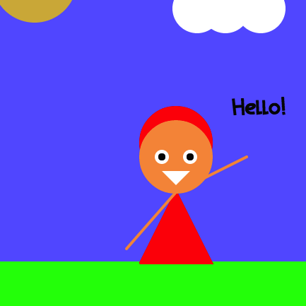 Das Coding-Projekt Hello von Hjalmar